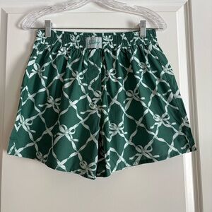 NWT In my Sundays Evergreen Bow Boxer Shorts